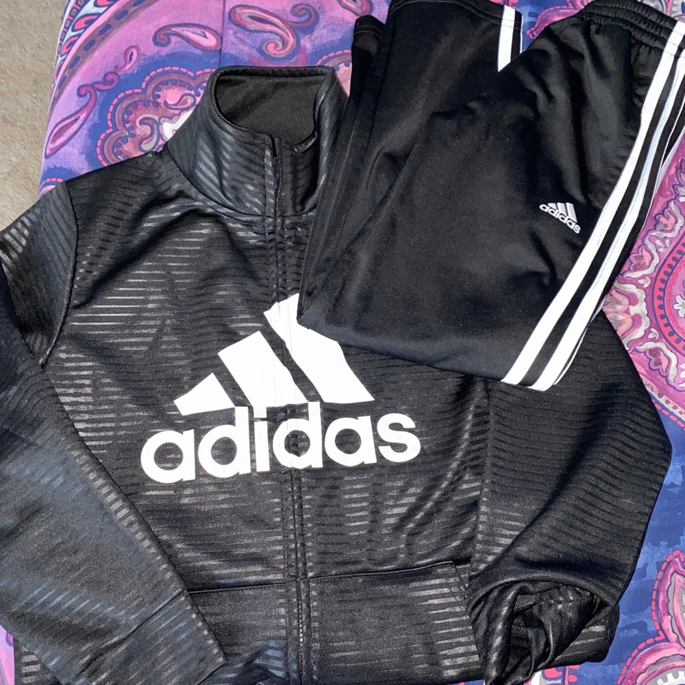 Girls adidas track suit
